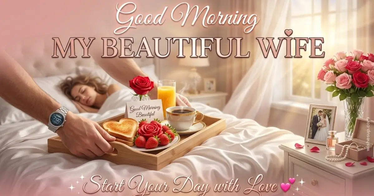 Good morning wishes for wife