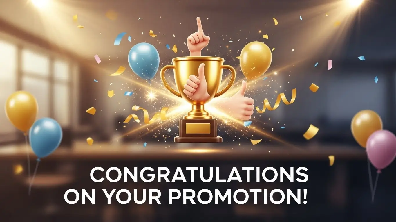 congratulations on your promotion