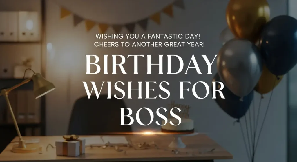 birthday message to a boss