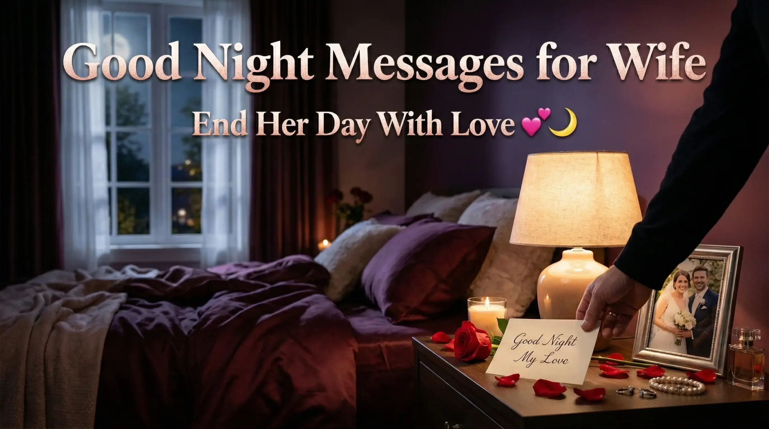 good night wishes for wife